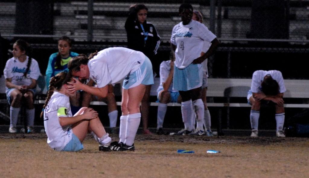 Girls soccer suffers heartbreak on the field 