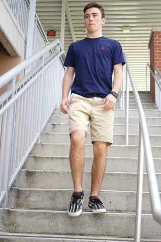 Sophomore Hayden Welsh seeks to maintain a unique image with personalized clothes