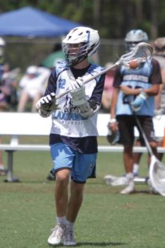 Freshman Carter Parlette preparing to shoot the ball as a midfielder at a tournament in June. 