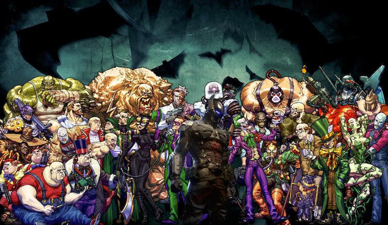 Villains+who+have+faced+off+against+the+superheroes+of+DC+Comics.+These+include+The+Joker+%28front+center+right%29%2C+Doomsday+%28Back+center+left%29%2C+and+Mr.+Freeze+%28back+center%29.
