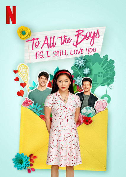 Lara Jean, Peter and John Ambrose are three of the main characters in To All the Boys: P.S. I Still Love You.