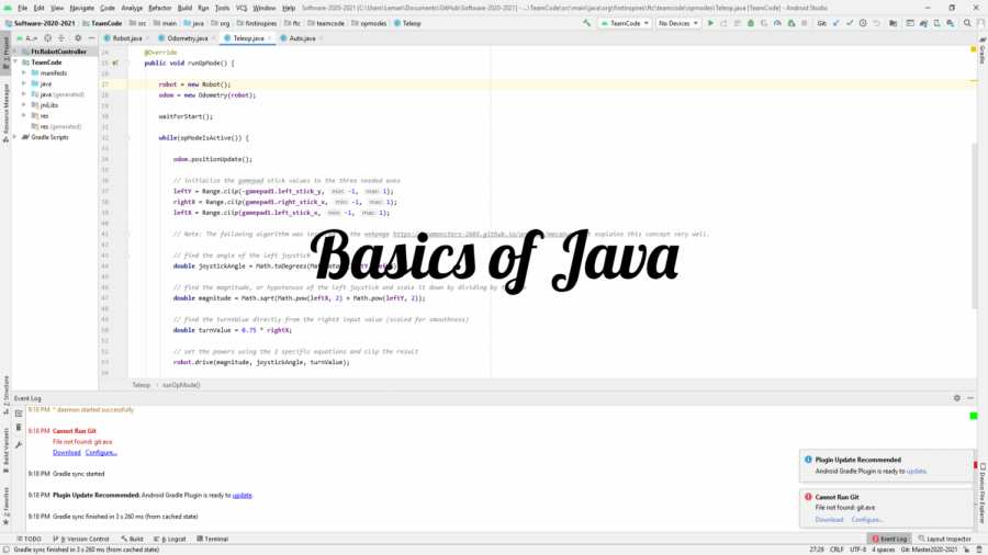 Learn the basics of Java coding with staffer Matthew Dearolph. This segment provides a brief overview of Syntax the “grammar” of java and variables a key component of coding. 
Music by: https://www.bensound.com
