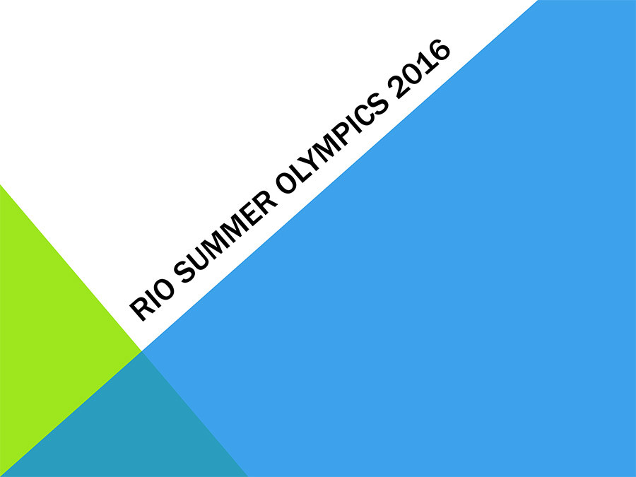 Rio Summer Olympics 2016
