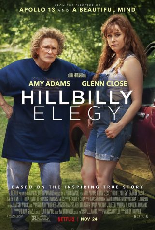 This is the movie poster for Hillbilly Elegy, released in theaters on Nov. 11 and to Netflix on Nov. 24.