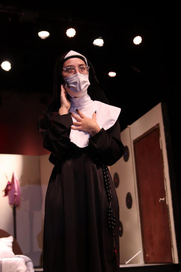 Sister Mary Amnesia, who is played by junior Olivia Martin, finally figures out who she is: a country singer.