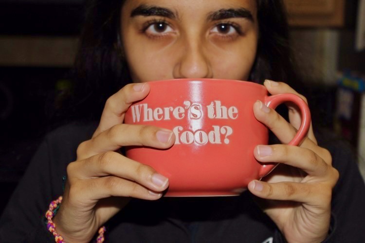 Junior Charissa Thompson drinks coffee regularly, to maintain energy levels during the school year. She began relying on the beverage much more after entering high school.