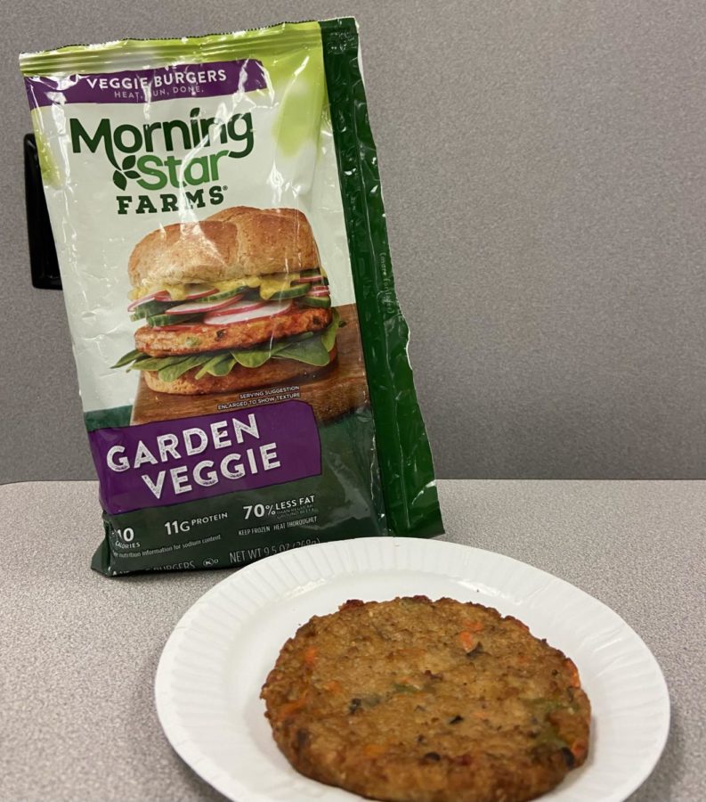 MorningStar veggie burger
