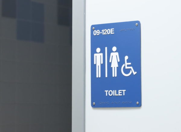 The gender-neutral bathroom, located in the media center, is now open to all students. After the passing of Florida Senate Bill 1674, students may no longer use the bathroom which aligns with their gender identity, leaving transgender students with only one viable bathroom option. 