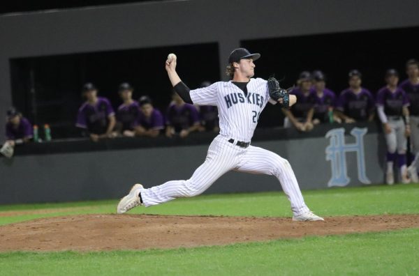 Pitcher Braden Toro throws the ball in a game against Winter Springs. With 4 games left until districts, Hagerty is ranked number 1 in the district with no losses.