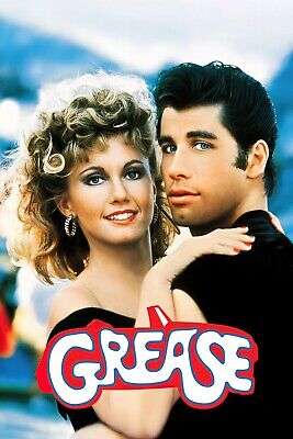 Poster for "Grease" starring John Travolta.