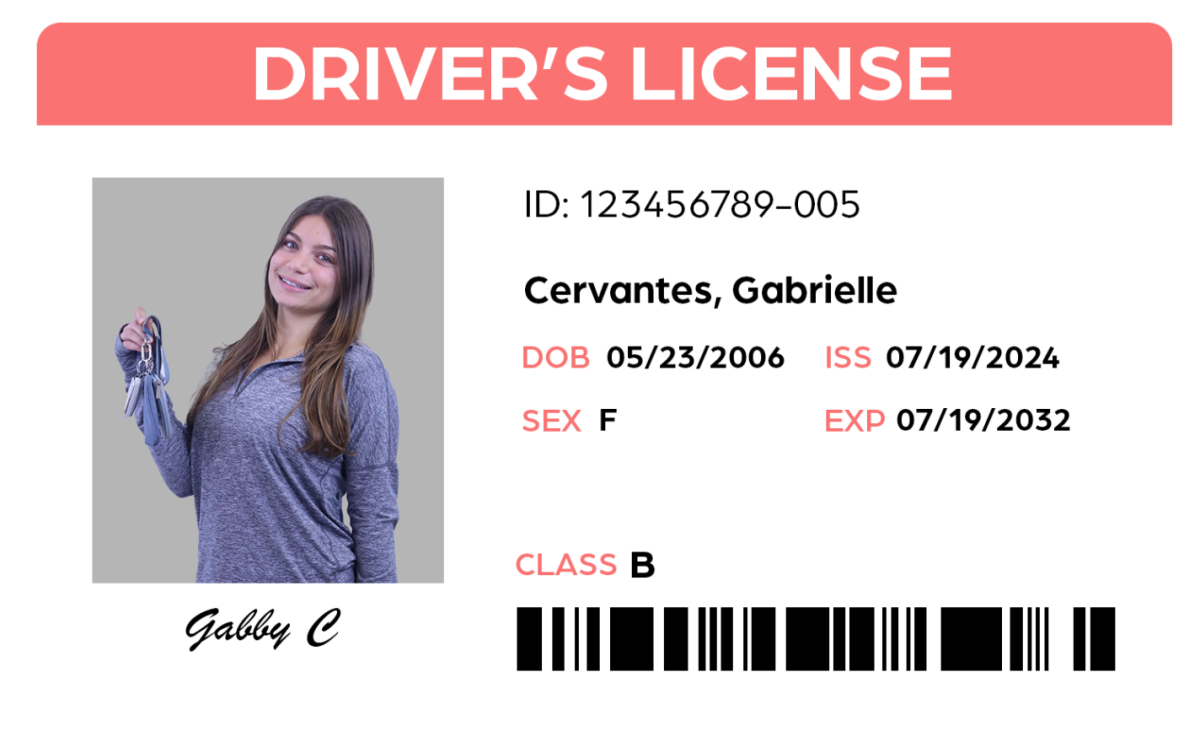 Many students, like junior Gabrielle Cervantes, get their driver's licenses as soon as possible. However, there are some risks students should be aware of during the learning process.