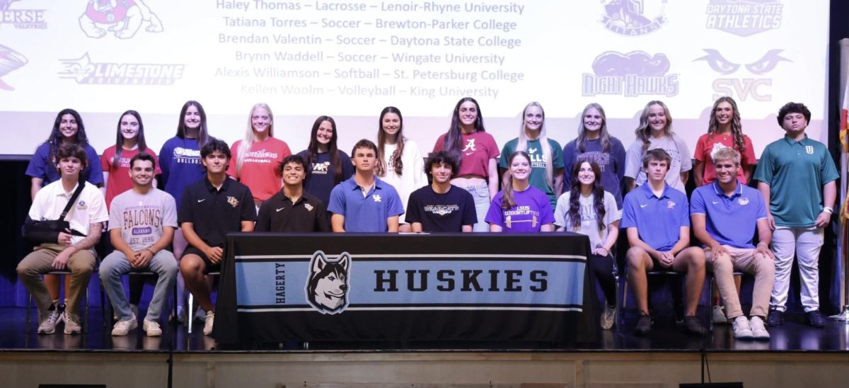 On Nov. 13, 22 athletes signed letters of intent to continue playing their sport at the collegiate level. For most, the process was one that started at the beginning of their high school athletic career.