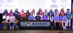 On Nov. 13, 22 athletes signed letters of intent to continue playing their sport at the collegiate level. For most, the process was one that started at the beginning of their high school athletic career. Photo provided by Jay Getty