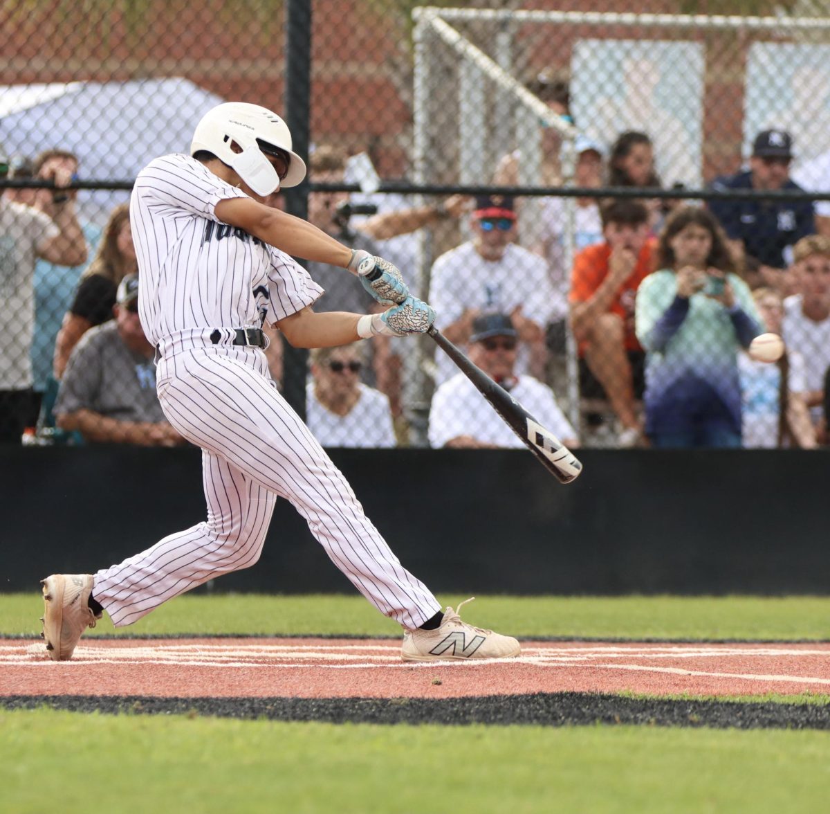 Player preparing for a big swing.