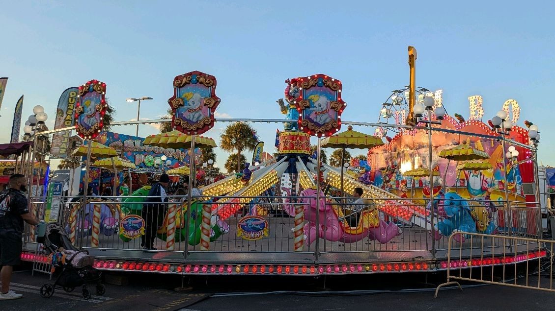 The carnival at the Oviedo Mall is open through Sunday, Feb. 8